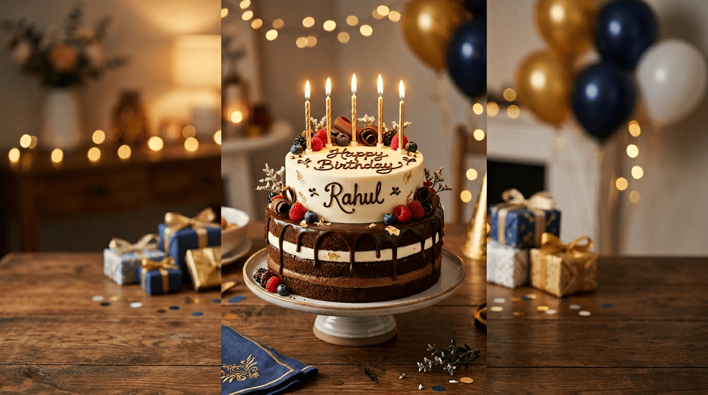 Cake wish for Raj