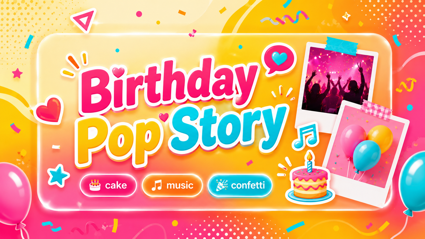 Birthday Pop Story preview